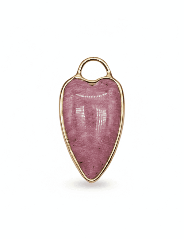 COMPRAR CHARM CON PIEDRA NATURAL CORAZON