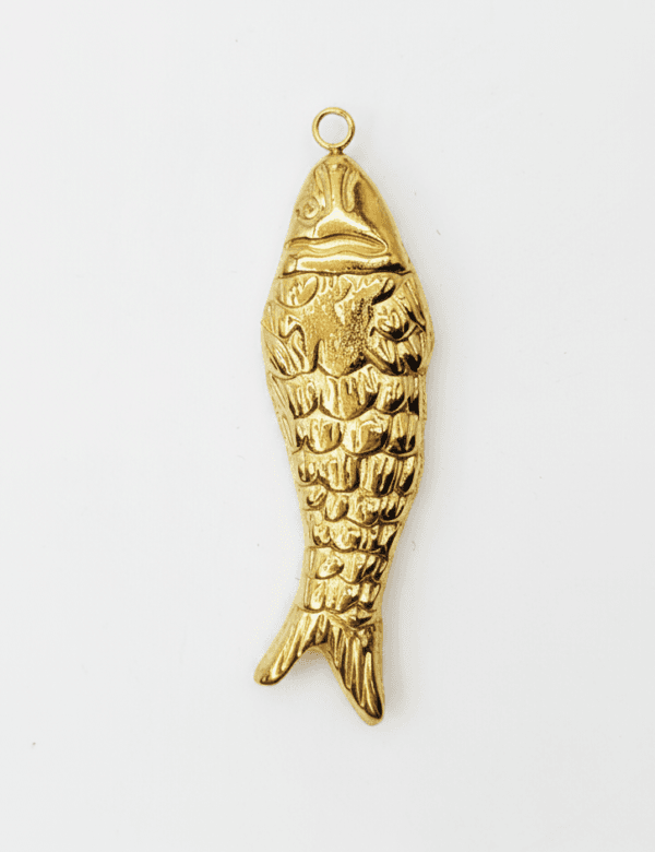 comprar charm acero inoxidable pez