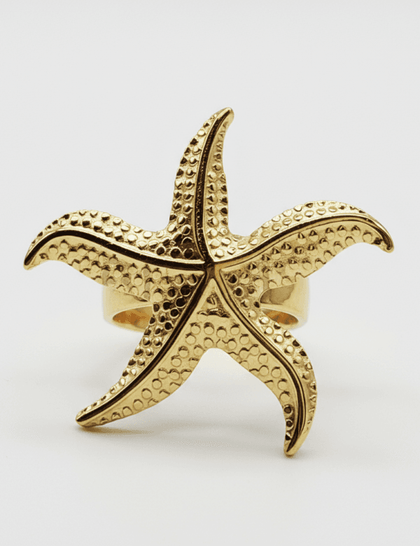 COMPRAR ANILLO DE ACERO INOXIDABLE DE ESRELLA DE MAR