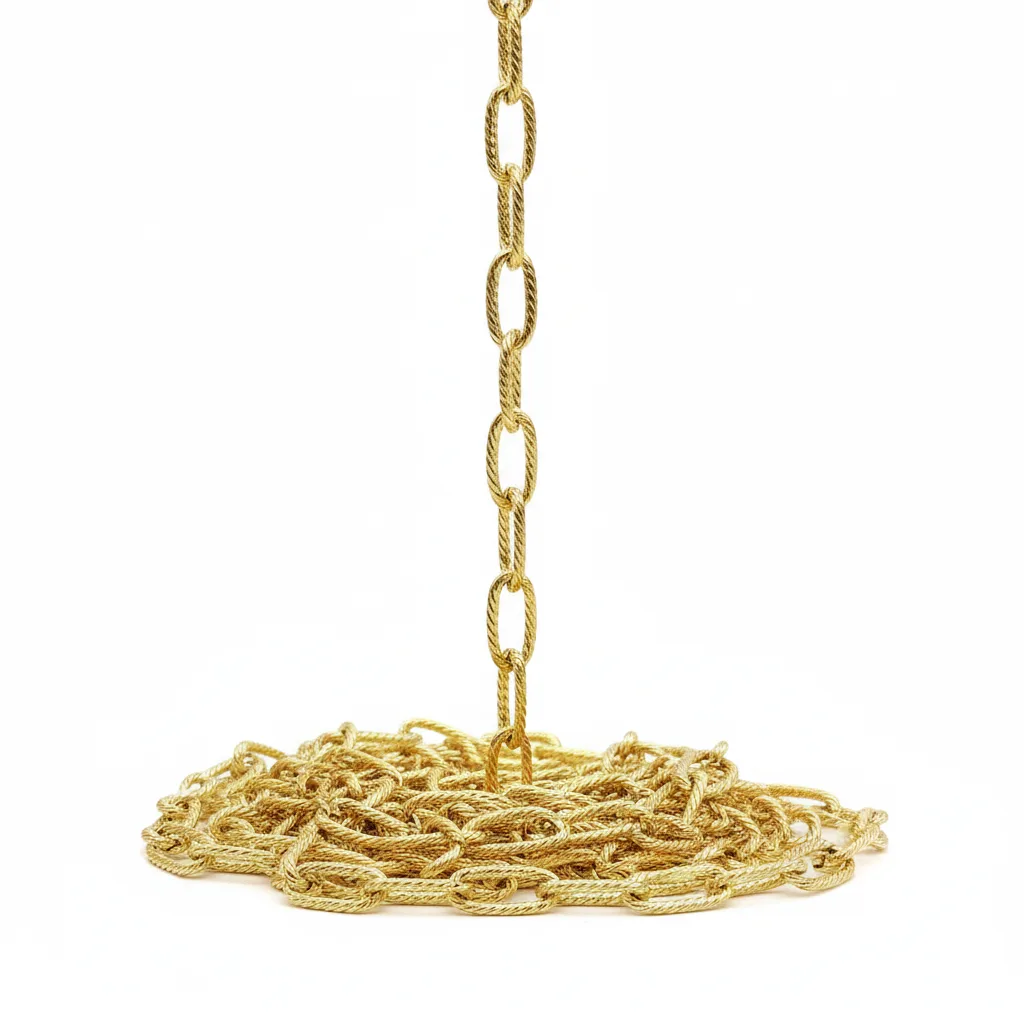CADENA COLLAR PULSERA ACERO INOXIDABLE DORADO